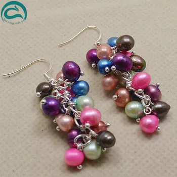 Real Freshwater Pearl Silver Dangle Earrings,Natural Pearls Earrings For Women Jewellery,Hadmade Perfect Wedding Birthday Gift
Real Freshwater Pearl Silver Dangle Earrings,Natural Pearls Earrings For Women Jewellery,Hadmade Perfect Wedding Birthday Gift