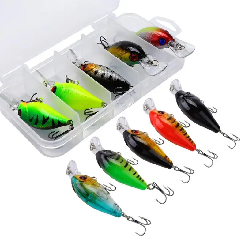 2 Types 5 Pcs/Set Fishing Lures Deep Diving Crankbaits 50mm Artificial Hard Fishing Bait Wobbler 2 Hooks Fishing Accessories
2 Types 5 Pcs/Set Fishing Lures Deep Diving Crankbaits 50mm Artificial Hard Fishing Bait Wobbler 2 Hooks Fishing Accessories