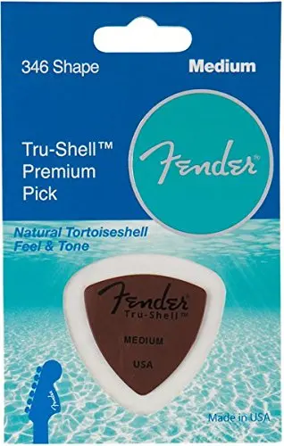 Fender 346 Shape Picks, Tru-Shell, for Electric Guitar, Acoustic Guitar, Mandolin, and Bass, Sell by 1 Piece
Fender 346 Shape Picks, Tru-Shell, for Electric Guitar, Acoustic Guitar, Mandolin, and Bass, Sell by 1 Piece