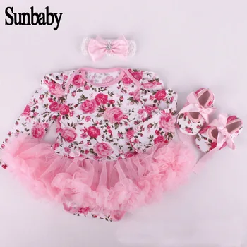 Sunbaby baby girl clothes christmas bodysuit newborn Long sleeve with legging+bow+shoe 4 pcs sets Y915
Sunbaby baby girl clothes christmas bodysuit newborn Long sleeve with legging+bow+shoe 4 pcs sets Y915