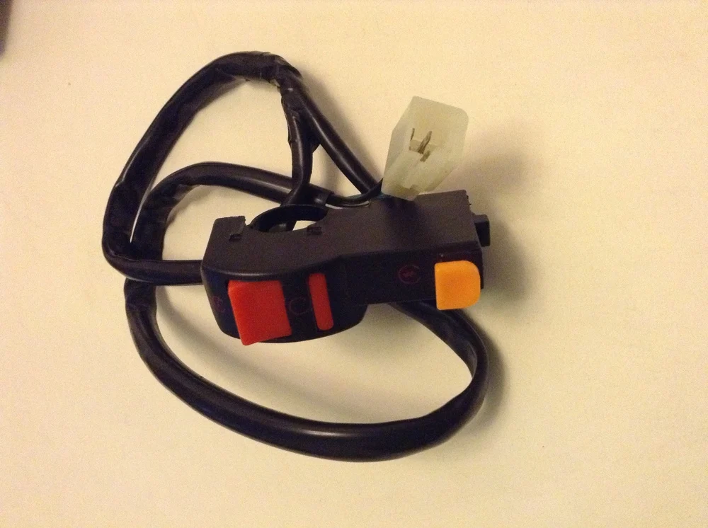 NEW GY125 Starter/Kill Handlebar ON/OFF Switch Chinese Bikes, ATV & Scooter Spares - XY125GY, HIMO125GY
NEW GY125 Starter/Kill Handlebar ON/OFF Switch Chinese Bikes, ATV & Scooter Spares - XY125GY, HIMO125GY