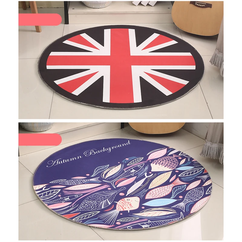 EHOMEBUY Modern New Carpet Black Red Cartoon Printing Anti Slip Home Hotel Floor Decor Living Room Bedroom Round Carpet Rugs
EHOMEBUY Modern New Carpet Black Red Cartoon Printing Anti Slip Home Hotel Floor Decor Living Room Bedroom Round Carpet Rugs