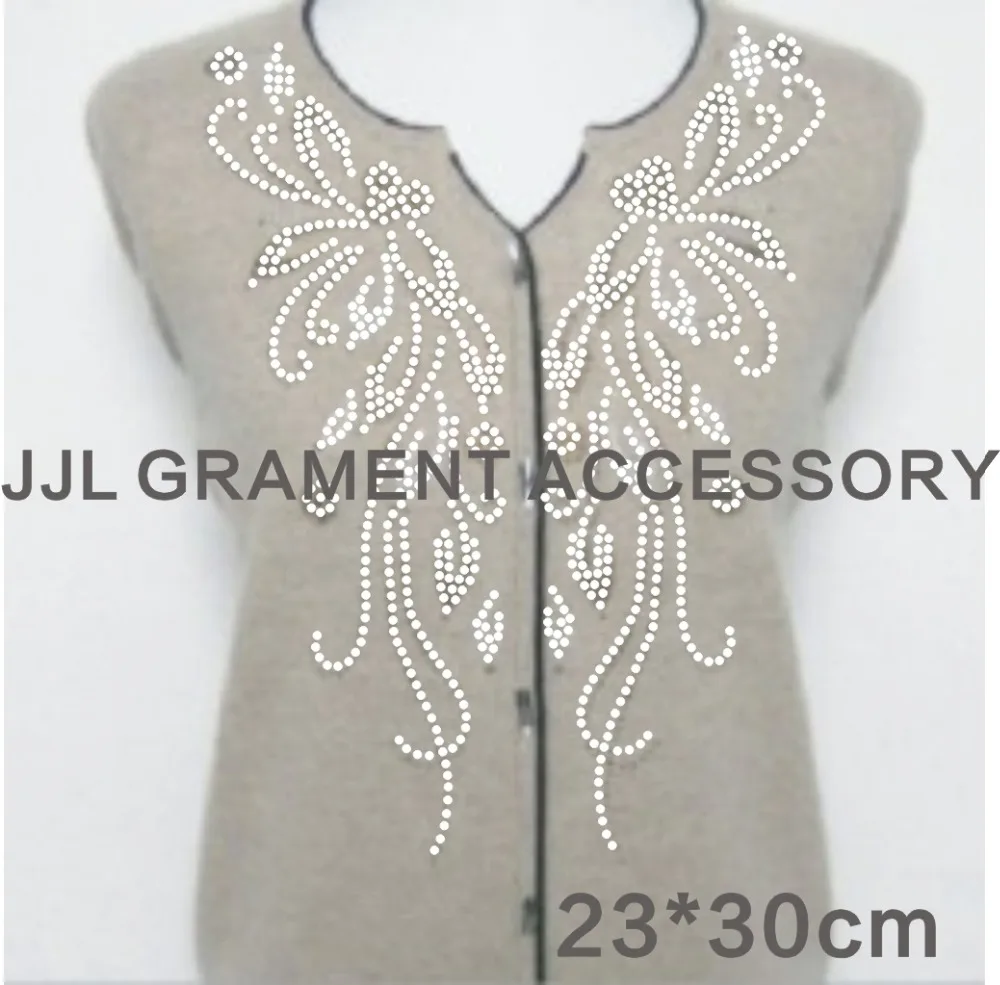 2pcs/lot Neckline Hotfix Rhinestone Motif Crystal Iron On Transfer Heat Transfer Rhinestone Applique Welcome Customized Design
2pcs/lot Neckline Hotfix Rhinestone Motif Crystal Iron On Transfer Heat Transfer Rhinestone Applique Welcome Customized Design
