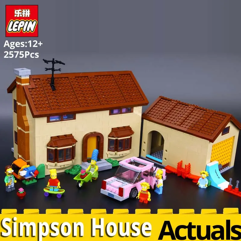 LEPIN movie 16005 The Simpsons House Model Building Block Bricks Compatible legoing 71006 Kwik-E-Mart toys for children DIY gift
LEPIN movie 16005 The Simpsons House Model Building Block Bricks Compatible legoing 71006 Kwik-E-Mart toys for children DIY gift