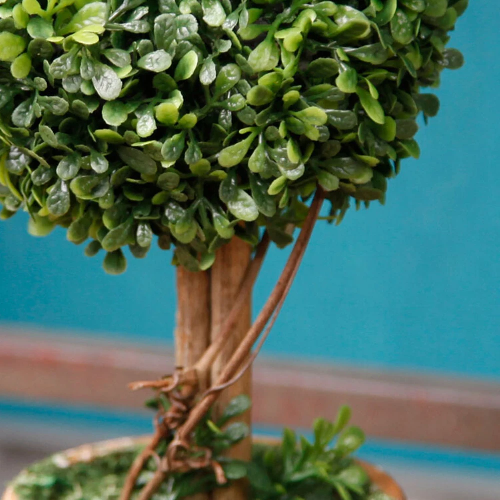 Bird Shape Artificial Pot Plants Tabletop Simulation Green Plants Decoration Bird From Rosaling