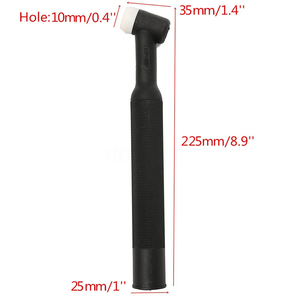 250A WP-26F SR-26F Tig Welding Torch Mayitr Black Flexible Head Body Nozzle Gas Cooled Torch 26 Series Welding Accessories