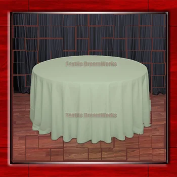 Hot Sale 132" R Celedon Round Table Cloth Polyester Plain Table Cover for Wedding Events &Party Decoration(Supplier)
Hot Sale 132" R Celedon Round Table Cloth Polyester Plain Table Cover for Wedding Events &Party Decoration(Supplier)