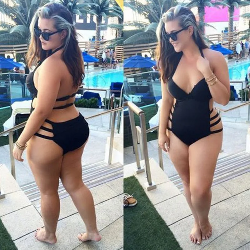 2018 Sexy Swimwear Women Black Caged Bikini High Waist Swimsuit Cut Out Bandage Bathing Suit Plus Size Brazilian Biquini Maillot
2018 Sexy Swimwear Women Black Caged Bikini High Waist Swimsuit Cut Out Bandage Bathing Suit Plus Size Brazilian Biquini Maillot