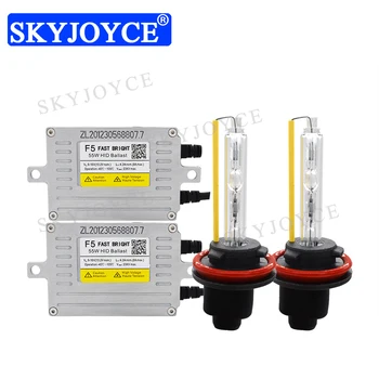SKYJOYCE 12V Fast Start 55W DLT HID light Kit Original 55W DLT F5T HID Ballast Reactor 5500K DLT H1 H7 H11 9005 D2H HID Bulb
SKYJOYCE 12V Fast Start 55W DLT HID light Kit Original 55W DLT F5T HID Ballast Reactor 5500K DLT H1 H7 H11 9005 D2H HID Bulb