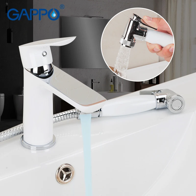 GAPPO basin faucets white and chrome mixer tap bathroom brass basin faucet sink mixer taps washbasin water faucets torneira
GAPPO basin faucets white and chrome mixer tap bathroom brass basin faucet sink mixer taps washbasin water faucets torneira