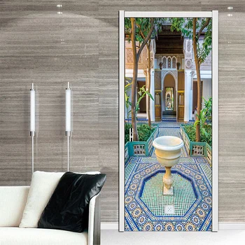 77*200cm Fine Design of Muslims Architecture Oil Paintting Wall Sticker Wallpaper Door Stickers Home Decor
77*200cm Fine Design of Muslims Architecture Oil Paintting Wall Sticker Wallpaper Door Stickers Home Decor
