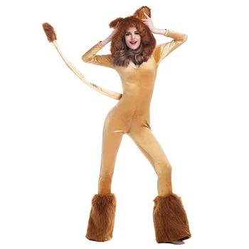 Deluxe Lion Costume Women Adult Animal Halloween Cosplay Costumes Fancy Wizard of Oz Movie Role Jumpsuits with Tail Ear
Deluxe Lion Costume Women Adult Animal Halloween Cosplay Costumes Fancy Wizard of Oz Movie Role Jumpsuits with Tail Ear