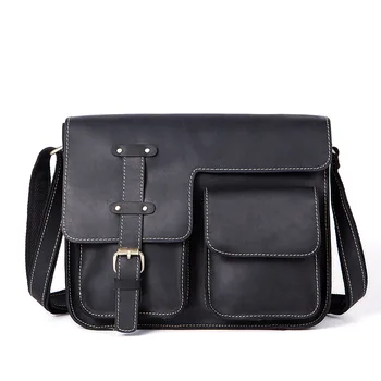 Men's Crossbody Bag Men Messenger Bags Vintage Bag Mens Messenger Bag Men Leather Crazy Horse Genuine Leather Handbag 
Men's Crossbody Bag Men Messenger Bags Vintage Bag Mens Messenger Bag Men Leather Crazy Horse Genuine Leather Handbag