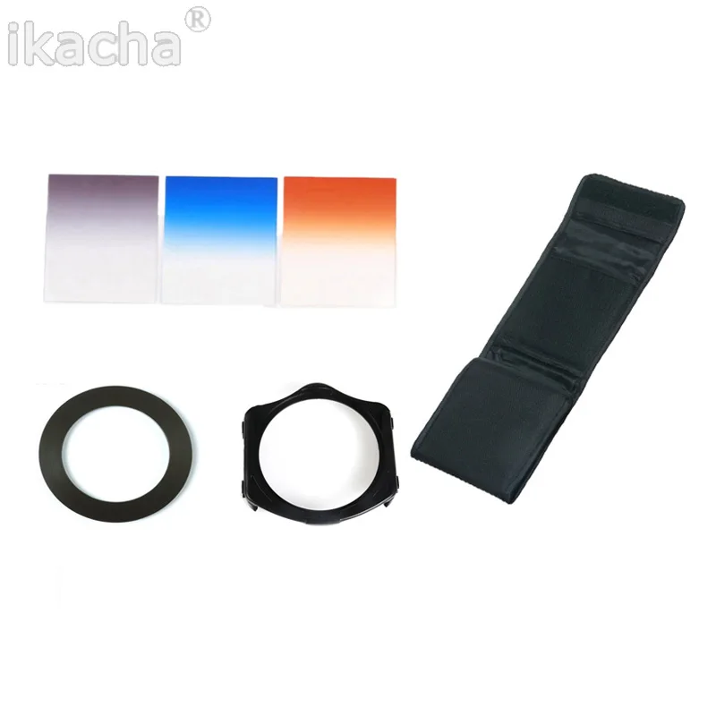 6 In 1 Lens Filter Kit Filter Bag 49 52 55 58 62 67 72 77 82mm Adapter Ring Keep Holder Gradient Blue Orange Gray Cokin P Filter
6 In 1 Lens Filter Kit Filter Bag 49 52 55 58 62 67 72 77 82mm Adapter Ring Keep Holder Gradient Blue Orange Gray Cokin P Filter