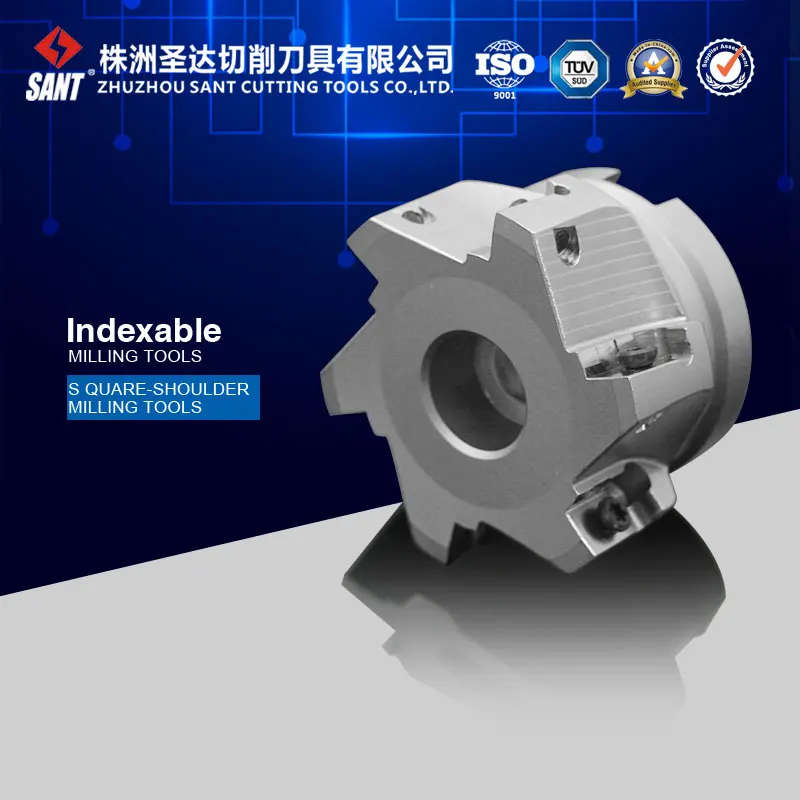 Indexable milling tool for square should milling cutter Kr 90 EMP02-063-A22-AP16-06, with APKT1604 insert
Indexable milling tool for square should milling cutter Kr 90 EMP02-063-A22-AP16-06, with APKT1604 insert
