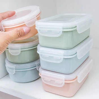 2019 New Mini Lunch Box Refrigerator Sealed Crisper Box Round Square Plastic Grains Sorting Container Airtight Seal Lunchbox
2019 New Mini Lunch Box Refrigerator Sealed Crisper Box Round Square Plastic Grains Sorting Container Airtight Seal Lunchbox
