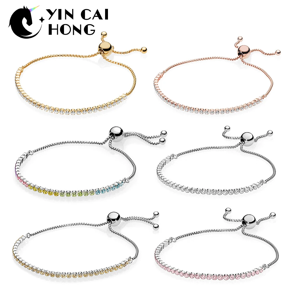 YCH 100% 925 Sterling Silver SHINE ROSE GOLDEN PINK Rainbow Sparkling Strand Bracelet 590524PCZ 590524CZ 590524PCZMX 580524CZ
YCH 100% 925 Sterling Silver SHINE ROSE GOLDEN PINK Rainbow Sparkling Strand Bracelet 590524PCZ 590524CZ 590524PCZMX 580524CZ
