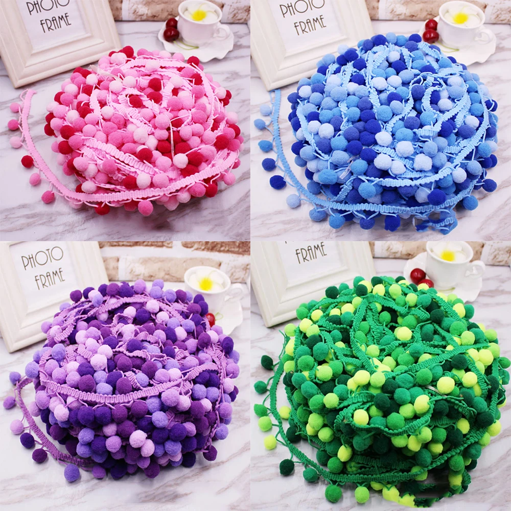 5yards Pom Pom Trim Lace Fabric Sewing Accessories Pompons Trim tassel Ball Fringes Ribbon Sewing Lace For DIY Material Apparel
5yards Pom Pom Trim Lace Fabric Sewing Accessories Pompons Trim tassel Ball Fringes Ribbon Sewing Lace For DIY Material Apparel