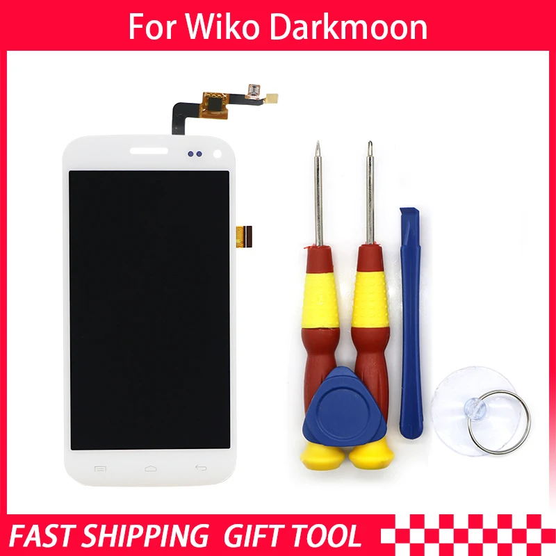 New Original Touch ScreenLCD Display Assembly For Wiko Darkmoon Phone Replacement Parts + Disassemble Tool+ 3 M adhesive
New Original Touch ScreenLCD Display Assembly For Wiko Darkmoon Phone Replacement Parts + Disassemble Tool+ 3 M adhesive