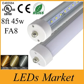 led tube light 8ft T8 FA8 Single Pin LED Tube Lights 48W 4500Lm Bulbs SMD2835 2400MM LED Fluorescent Tube Lamp AC85-265V UL cUL
led tube light 8ft T8 FA8 Single Pin LED Tube Lights 48W 4500Lm Bulbs SMD2835 2400MM LED Fluorescent Tube Lamp AC85-265V UL cUL
