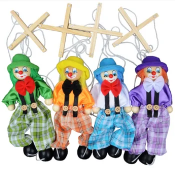 New Funny 25cm Muppets Baby Toys Hand Finger Puppets Clown Wooden Marionette Toy Joint Activity Doll Traditions Classic Toy
New Funny 25cm Muppets Baby Toys Hand Finger Puppets Clown Wooden Marionette Toy Joint Activity Doll Traditions Classic Toy