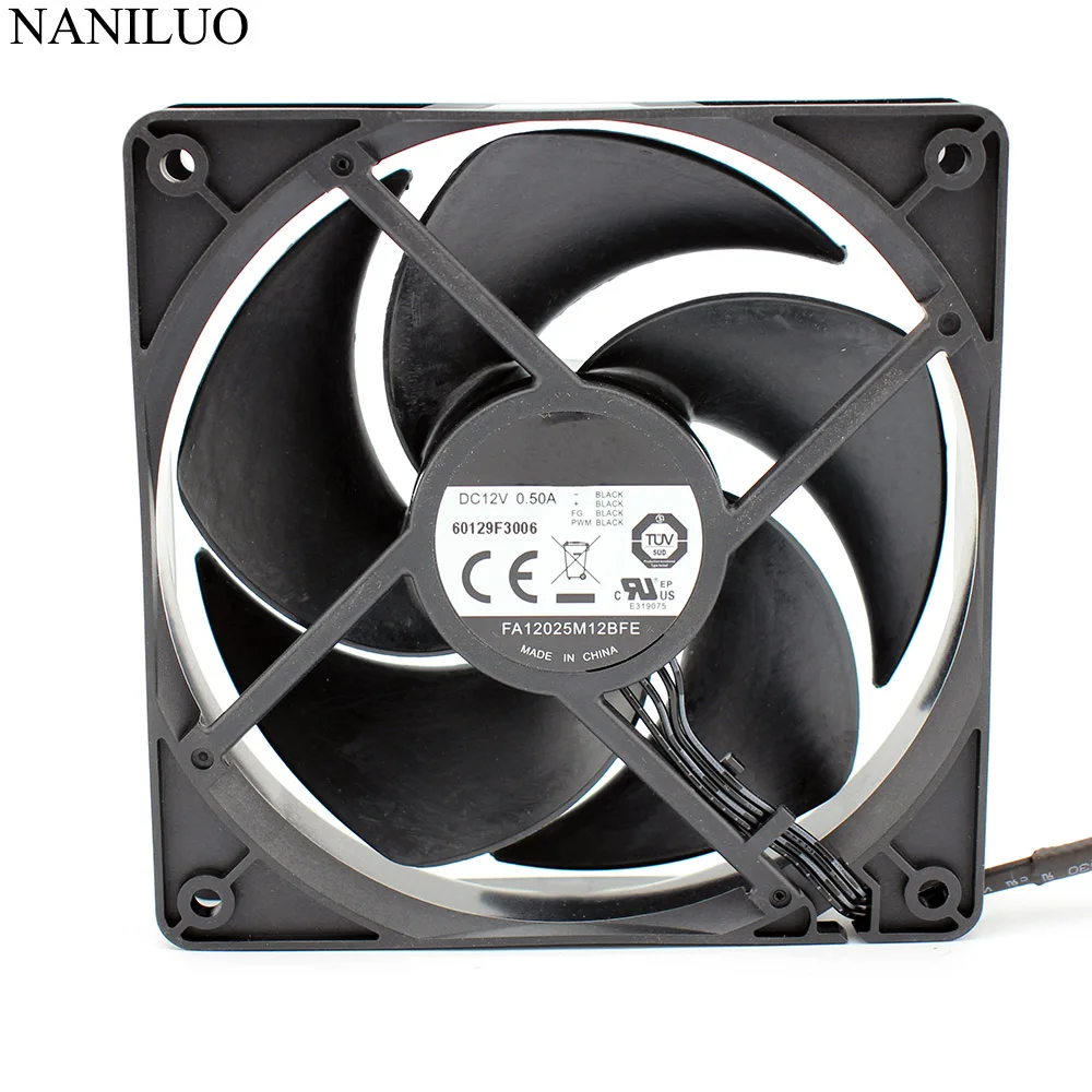 New Radiator CPU Cooler Fan For Control Master FA12025M12BFE 120*120*25MM 0.50A DC 12V 4 Pin PWM Hydraulic Mute Temperature
New Radiator CPU Cooler Fan For Control Master FA12025M12BFE 120*120*25MM 0.50A DC 12V 4 Pin PWM Hydraulic Mute Temperature