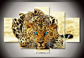 Free shipping Hot Sell Leopard Canvas picture Art Print Painting Modern Home Wall Decor 5 pcs
Free shipping Hot Sell Leopard Canvas picture Art Print Painting Modern Home Wall Decor 5 pcs