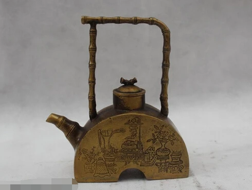 free 7"Chinese Collect Folk Pure Bronze Lucky beautiful vase Pot water jug fast
free 7"Chinese Collect Folk Pure Bronze Lucky beautiful vase Pot water jug fast