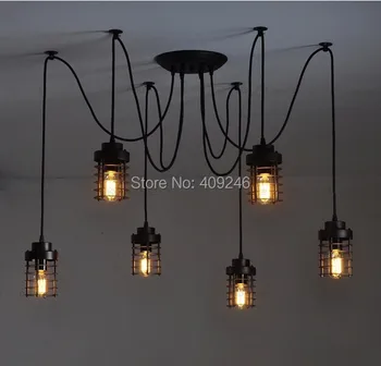LOFT Vintage Large Barn Chandelier Max 360w Black/Rust With 6 Lights Pendant Ceiling Lamp
LOFT Vintage Large Barn Chandelier Max 360w Black/Rust With 6 Lights Pendant Ceiling Lamp