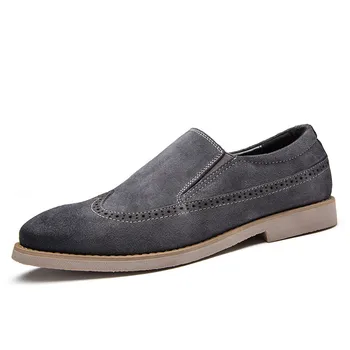 Natural Suede Men Shoes Casual Pointed Toe Moccasins Men Loafers Slip On High Quality
Natural Suede Men Shoes Casual Pointed Toe Moccasins Men Loafers Slip On High Quality