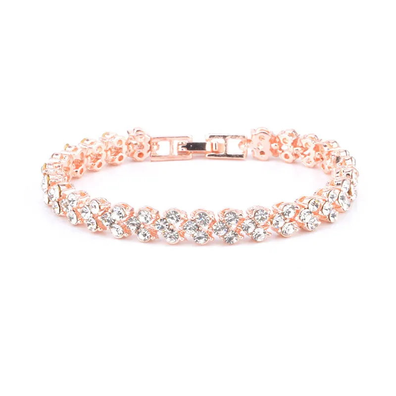 Women Elegant Bracelet Roman Crystal Simple Bracelets For Women Rhinestone Luxury Jewelry Plating Bracelet Femme pulseras mujer
Women Elegant Bracelet Roman Crystal Simple Bracelets For Women Rhinestone Luxury Jewelry Plating Bracelet Femme pulseras mujer