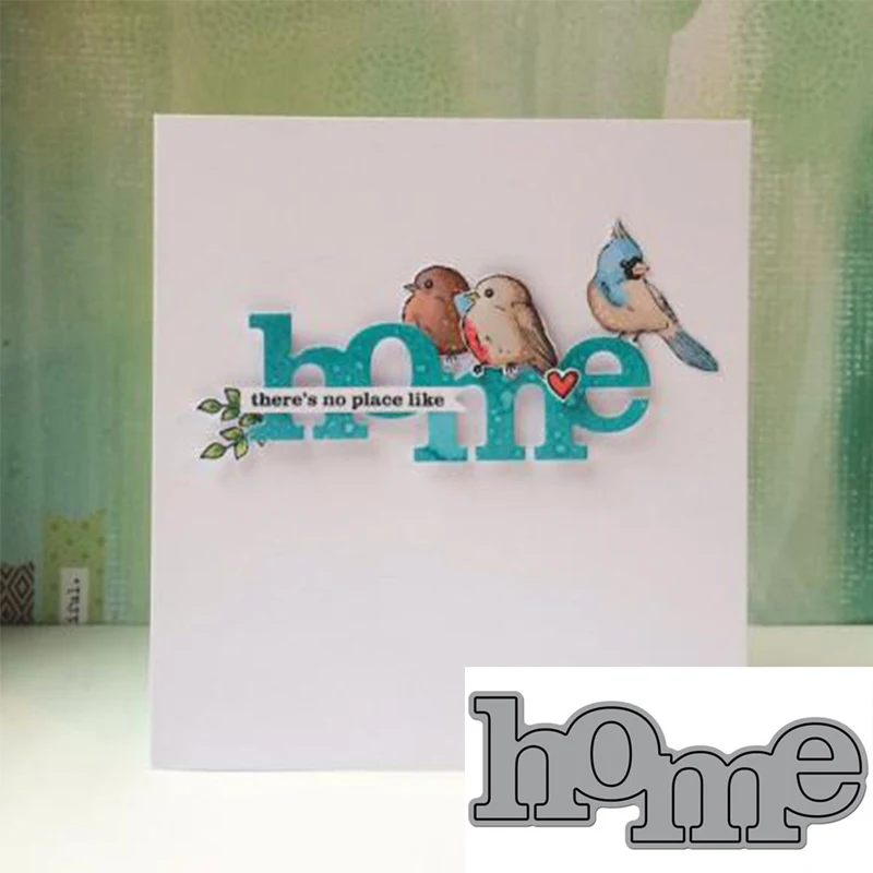Home Letters Shape Metal Cutting Dies Stencil For Scrapbooking Album Embossing Home Decorative DIY Paper Card Handcrafts Tools
Home Letters Shape Metal Cutting Dies Stencil For Scrapbooking Album Embossing Home Decorative DIY Paper Card Handcrafts Tools