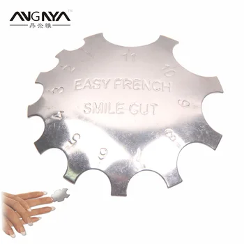 ANGNYA 11 Sizes C-Shape Stainless Steel Q-French Acrylic Nail Cutter Easy French Smile Line Film For Nail Salons Single Piece
ANGNYA 11 Sizes C-Shape Stainless Steel Q-French Acrylic Nail Cutter Easy French Smile Line Film For Nail Salons Single Piece