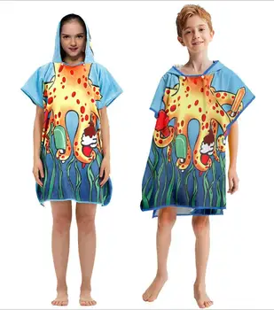 Raisevern Baby Girls Boys Bath Robe Hooded Digital Print Octopus Special Style Easy Wear Unisex Clothes Colorful Beath Towel
Raisevern Baby Girls Boys Bath Robe Hooded Digital Print Octopus Special Style Easy Wear Unisex Clothes Colorful Beath Towel