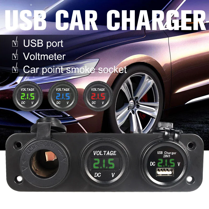 2 в 1 USB-адаптер для зарядного устройства с разъемом + разветвитель разъема + Зеленый светодиодный цифровой вольтметр 12 в 24 В для автомобиля мотоцикла велосипеда вездехода 8 в-30 В постоянного тока
2 в 1 USB-адаптер для зарядного устройства с разъемом + разветвитель разъема + Зеленый светодиодный цифровой вольтметр 12 в 24 В для автомобиля мотоцикла велосипеда вездехода 8 в-30 В постоянного тока
