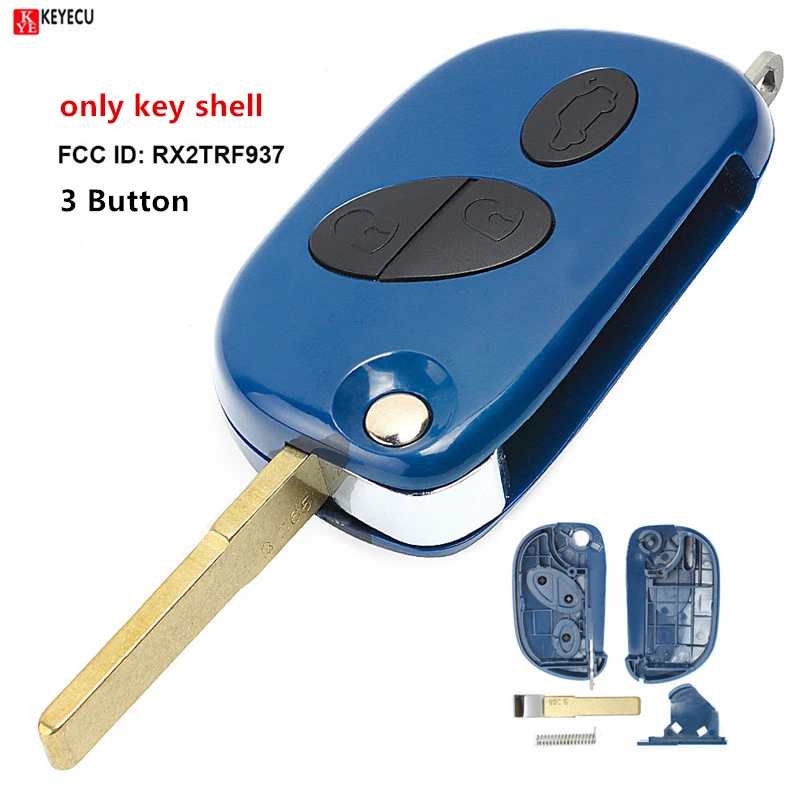 KEYECU 3PCS Replacement Flip Remote Key Shell Case 3 Button for Maserati GRAN TURISMO QUATTROPORTE Uncut Blank Blade
KEYECU 3PCS Replacement Flip Remote Key Shell Case 3 Button for Maserati GRAN TURISMO QUATTROPORTE Uncut Blank Blade