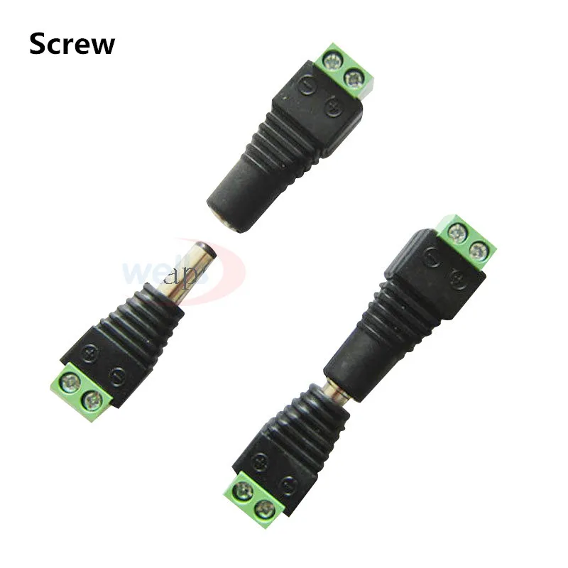LED 20/50/100 pairs DC Connector 5050 3528 Power Connector LED Strip Light and CCTV Camera Universal 2.1 x 5.5mm High quality
LED 20/50/100 pairs DC Connector 5050 3528 Power Connector LED Strip Light and CCTV Camera Universal 2.1 x 5.5mm High quality