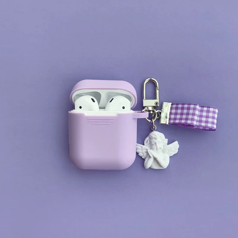 Силиконовый чехол с изображением маленького ангела для Apple Airpods аксессуары