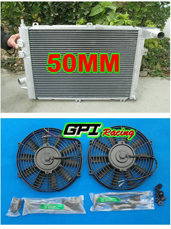 2ROW for Opel for Vauxhall for Calibra Turbo C20LET 50mm Core Alloy Aluminum Radiator +FAN
2ROW for Opel for Vauxhall for Calibra Turbo C20LET 50mm Core Alloy Aluminum Radiator +FAN