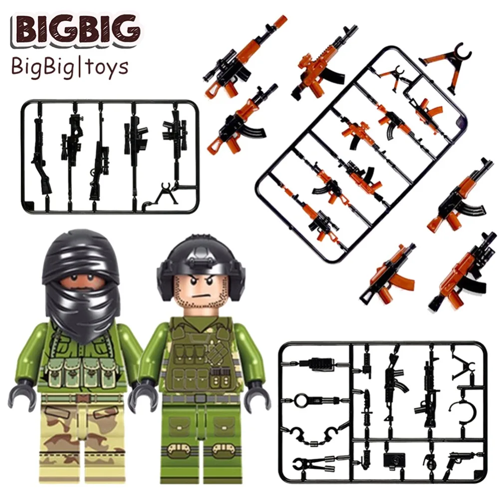 NEW LegoING Military SWAT Police Soldiers weapon Gun box Special Forces Weapons Building Blocks compatible with Legoes kids Toys
NEW LegoING Military SWAT Police Soldiers weapon Gun box Special Forces Weapons Building Blocks compatible with Legoes kids Toys