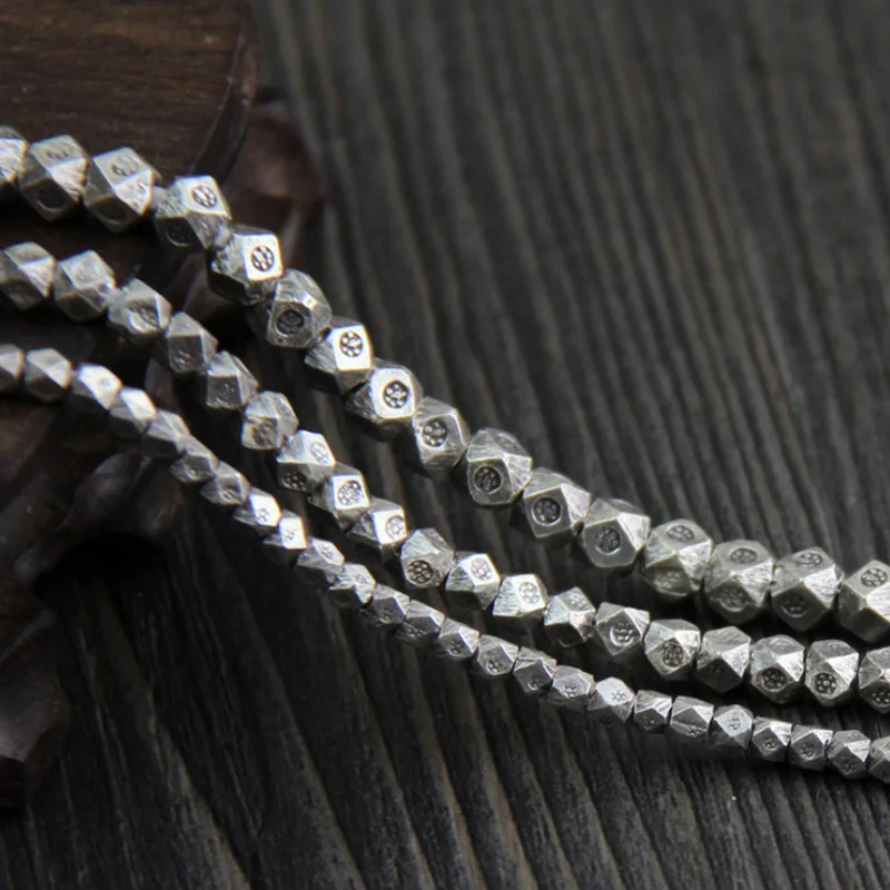 925 Thai Sterling Silver sculpture retro dark silver Spacer for making DIY Jewelry Beads accessories 2.5-4.5mm 10pcs
925 Thai Sterling Silver sculpture retro dark silver Spacer for making DIY Jewelry Beads accessories 2.5-4.5mm 10pcs
