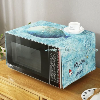 New Nordic fabric Cherry blossoms design Microwave oven dust cover The oven shield Cloth art Rural style with Store content bag
New Nordic fabric Cherry blossoms design Microwave oven dust cover The oven shield Cloth art Rural style with Store content bag