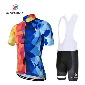 2019 KUWOMAX Men's Cycling Jersey Set Summer MTB Mountain Apparel Bike Short Sleeve 9D Bib Shorts Maillot Ciclismo Sportswear.
2019 KUWOMAX Men's Cycling Jersey Set Summer MTB Mountain Apparel Bike Short Sleeve 9D Bib Shorts Maillot Ciclismo Sportswear.