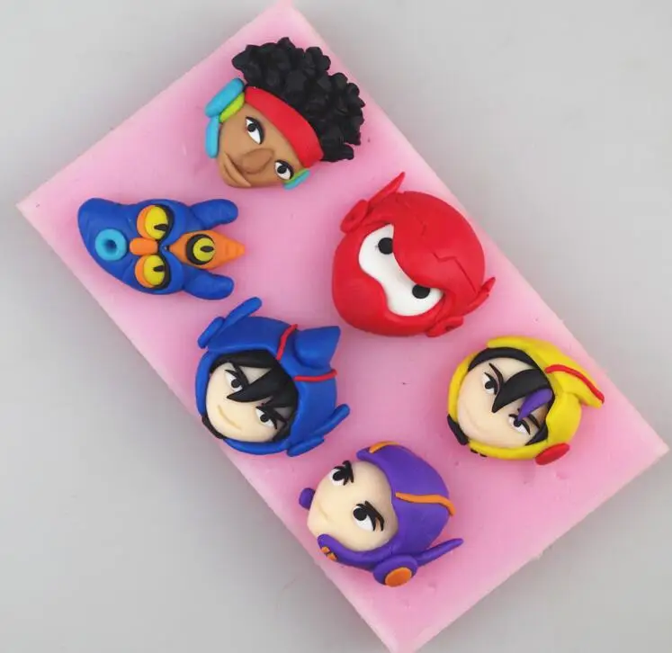 Free Post new super white characters series creative handmade chocolate fondant cake mold silicone bakeware 
Free Post new super white characters series creative handmade chocolate fondant cake mold silicone bakeware