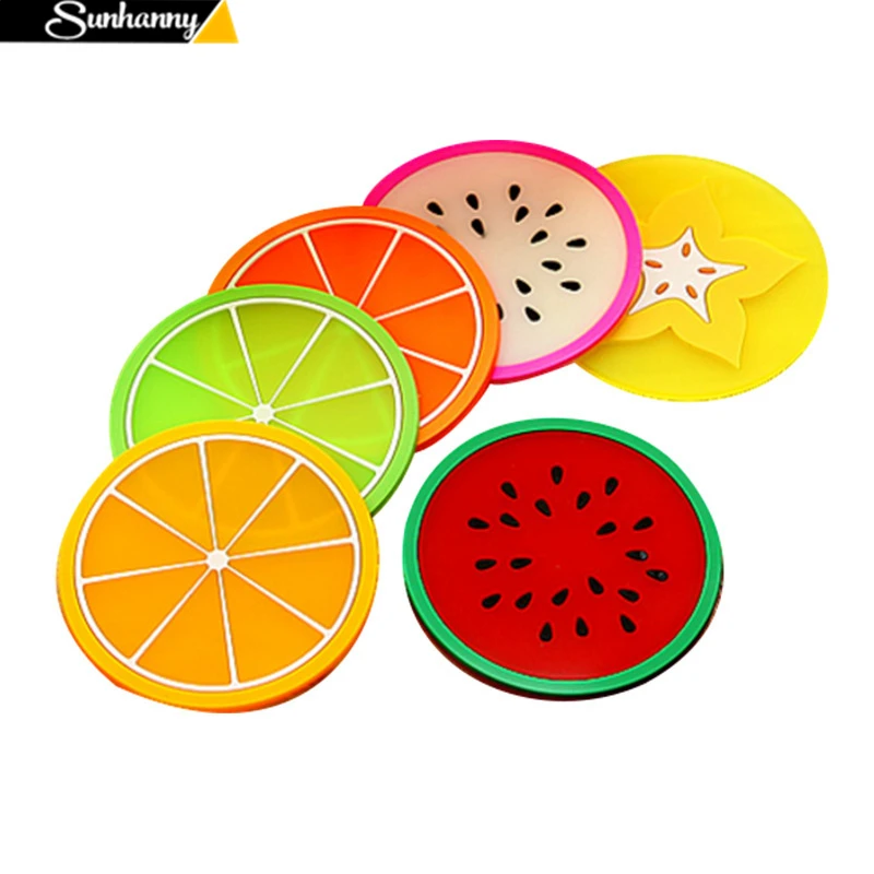 Sunhanny 1PC Hot Coaster Fruit Shape Silicone Cup Pad Slip Insulation Pad Cup Mat Pad Hot Drink Holder
Sunhanny 1PC Hot Coaster Fruit Shape Silicone Cup Pad Slip Insulation Pad Cup Mat Pad Hot Drink Holder