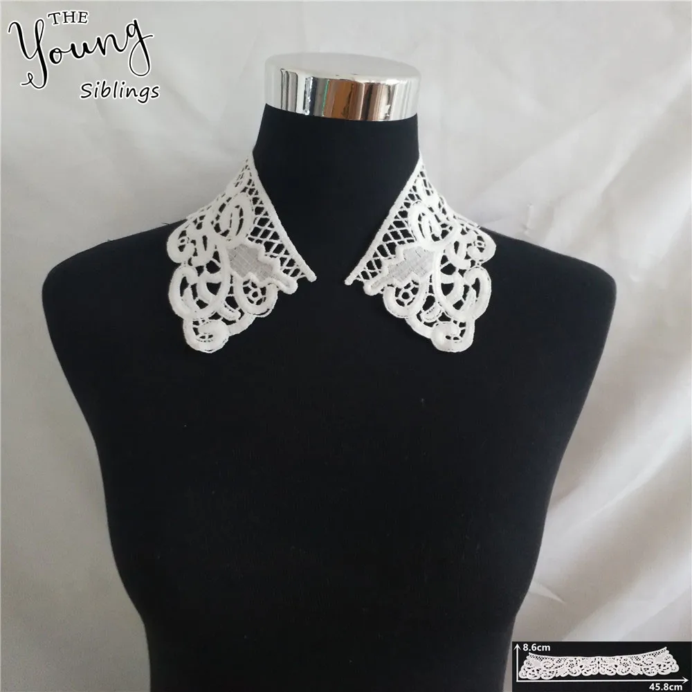 High quality White Lace Fabic Embroidery Applique Neckline DIY Lace Collar Clothing Accessories Craft Sewing Supplies 1pcs sell
High quality White Lace Fabic Embroidery Applique Neckline DIY Lace Collar Clothing Accessories Craft Sewing Supplies 1pcs sell