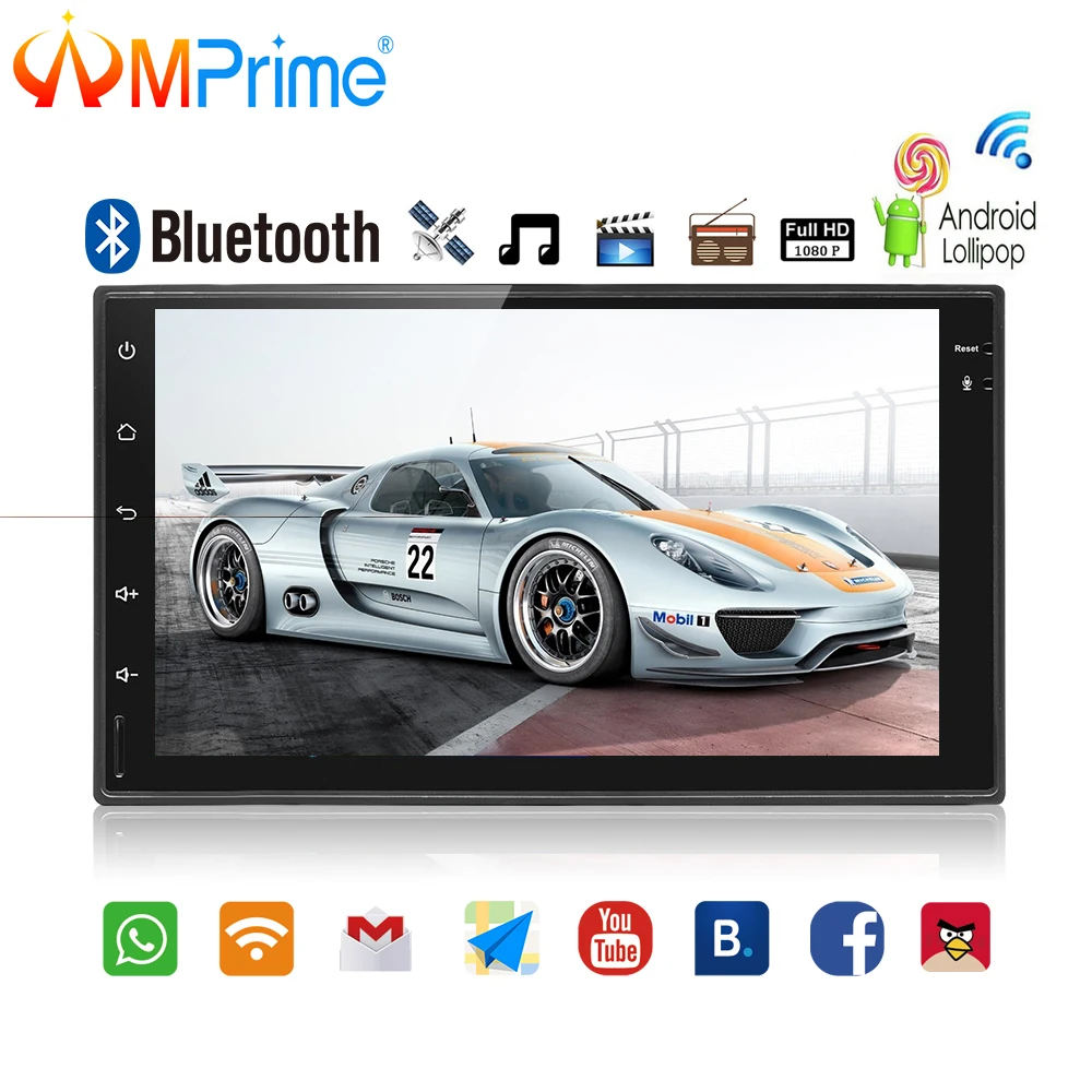 AMPrime Android 7'' Touch 2din Car Radio Player GPS Navigation Universal 2 Din WiFi Bluetooth Radio Stereo Car Multimedia Player
AMPrime Android 7'' Touch 2din Car Radio Player GPS Navigation Universal 2 Din WiFi Bluetooth Radio Stereo Car Multimedia Player