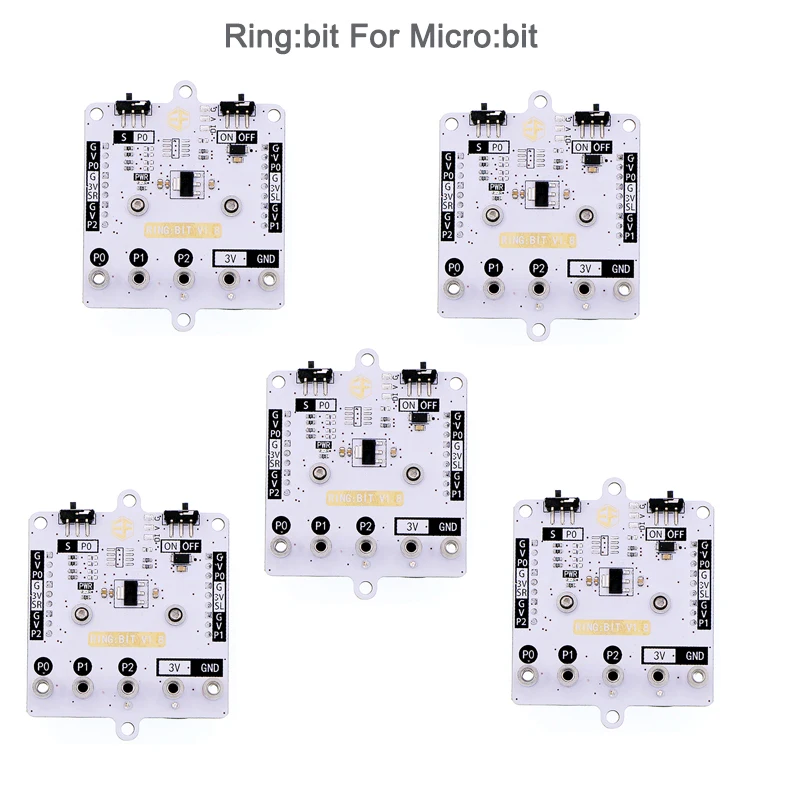 5pcs Ringbit Ring:bit Module Extension Board For BBC Micro:bit Microbit ,Support JavaScript,Python Develop Environment FZ3261
5pcs Ringbit Ring:bit Module Extension Board For BBC Micro:bit Microbit ,Support JavaScript,Python Develop Environment FZ3261