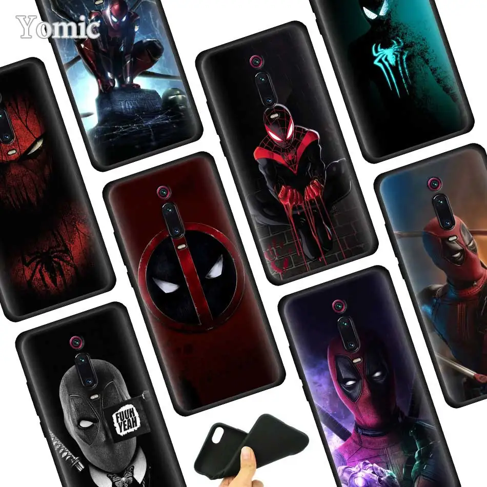 Marvel Deadpool Spiderman Back Silicone Case for Xiaomi Redmi Note 7 7S 6 Pro K20 7 7A 6 6A Go S2 Y3 5 4X Soft Phone Case
Marvel Deadpool Spiderman Back Silicone Case for Xiaomi Redmi Note 7 7S 6 Pro K20 7 7A 6 6A Go S2 Y3 5 4X Soft Phone Case