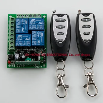 DC12V 4CH Remote Control Switch Automatic Door Operators Receiver 2 Transmitter Learning code Momentary Toggle Latched 315MHZ
DC12V 4CH Remote Control Switch Automatic Door Operators Receiver 2 Transmitter Learning code Momentary Toggle Latched 315MHZ